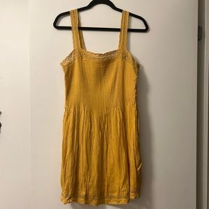 WILFRED ARITZIA | Leone Dress | Mustard Yellow | Size Small